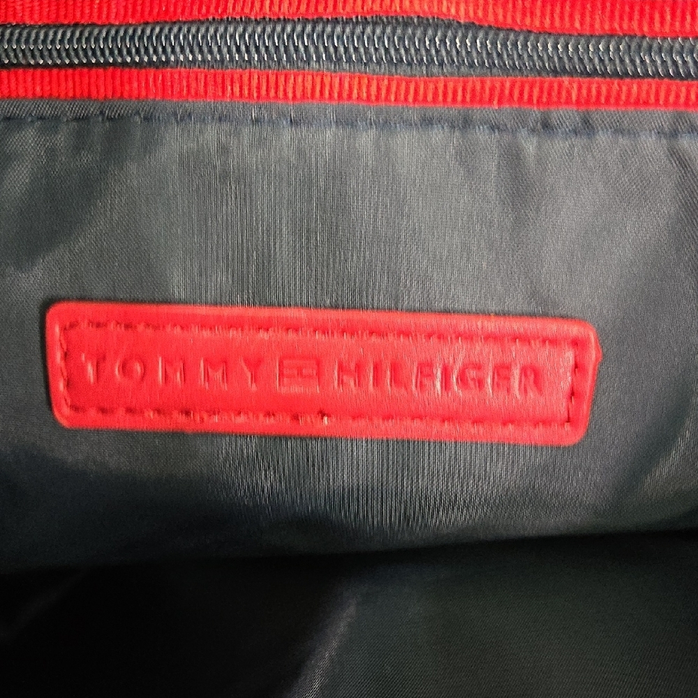 Tommy Hilfiger Brown and Red Tote Bag - Picture 4 of 10